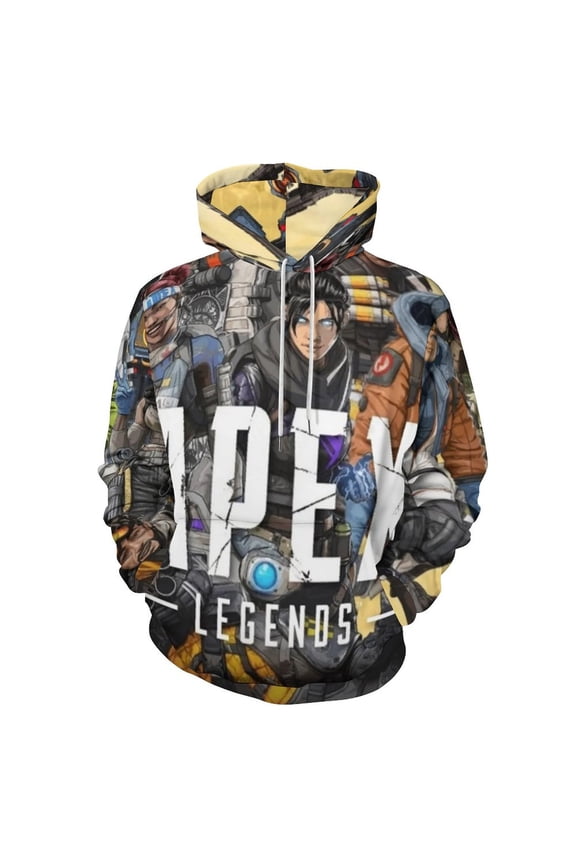 Apex Legends Unisex Sweatshirts Loose Pullover Sweater Hooded Hoodie 3D Printing Jacket Winter Fall Clothes 3XL