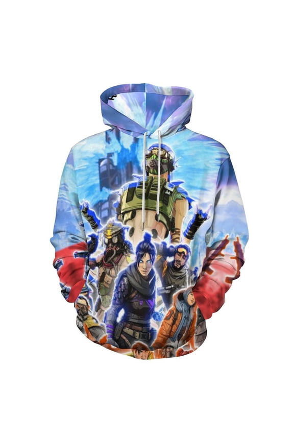Apex Legends Unisex Sweatshirts Loose Pullover Sweater Hooded Hoodie 3D Printing Jacket Winter Fall Clothes 4XL