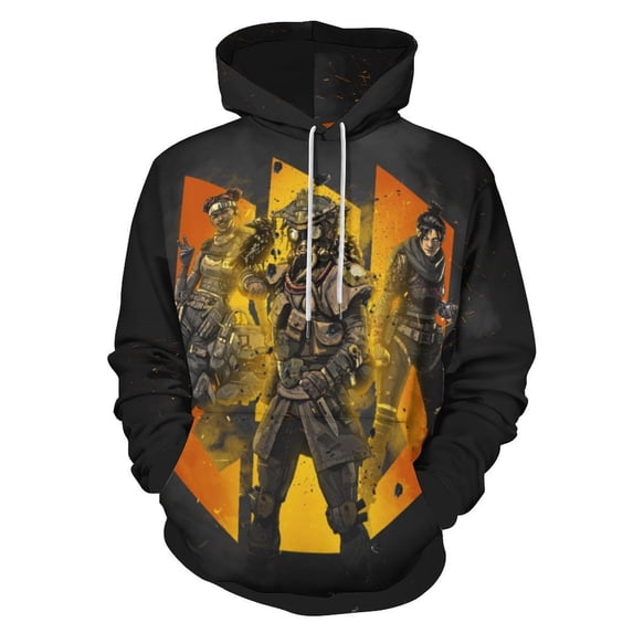 Apex Legends Unisex Sweatshirts Loose Pullover Sweater Hooded Hoodie 3D Printing Jacket Winter Fall Clothes XL
