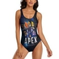 thumbnail image 1 of Apex Legends Womens Bathing Suits One Piece Swimsuits Cute Bikini Printed Swimwear Cover Up Dress L, 1 of 7