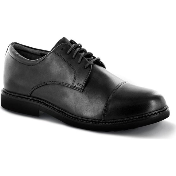 Apex Men's LT600 Oxford Leather Shoes Black Size 13M