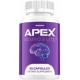 thumbnail image 1 of Apex Neuro Elite Capsules – ApexNeuro Elite Natural Blend Memory Focus Support Supplement, 1 Pack, 60 Capsules, 1 of 7