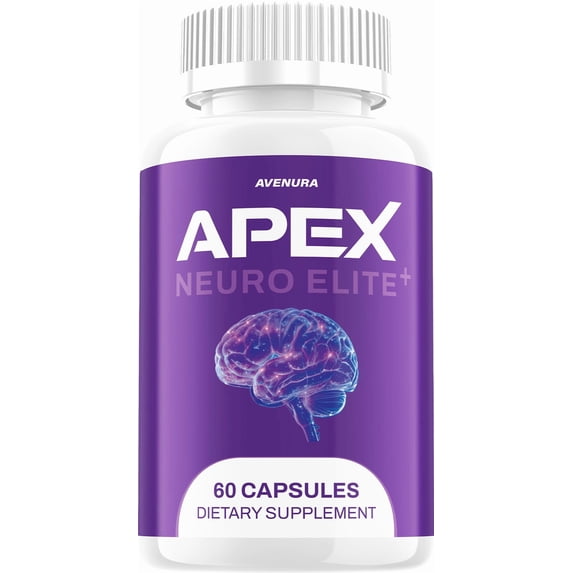 Apex Neuro Elite Capsules – ApexNeuro Elite Natural Blend Memory Focus Support Supplement, 1 Pack, 60 Capsules