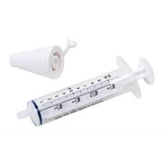 Carex Plastic Oral Syringe with Bottle Adaptor, Administers 1 to 10 ml of Liquid, 0.3 oz, 1 ct