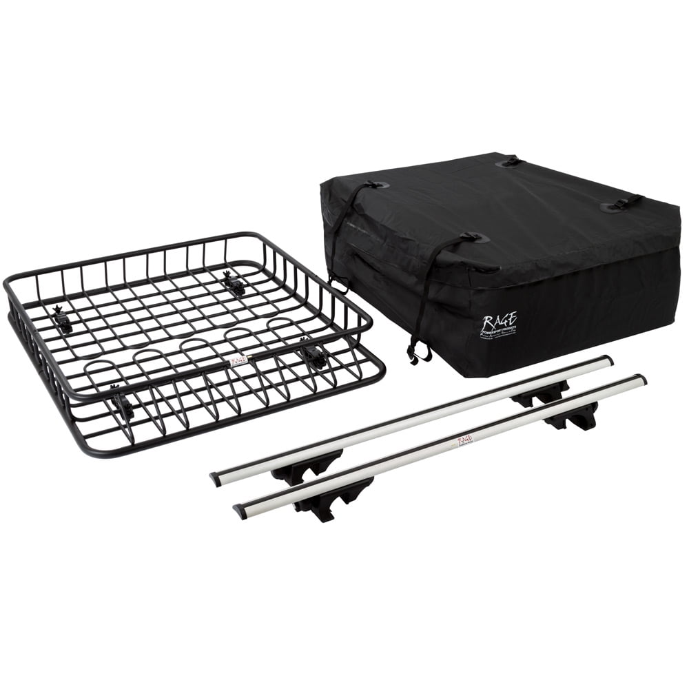 Complete Roof Rack Cargo Kit with Basket Load Bars UK Ubuy