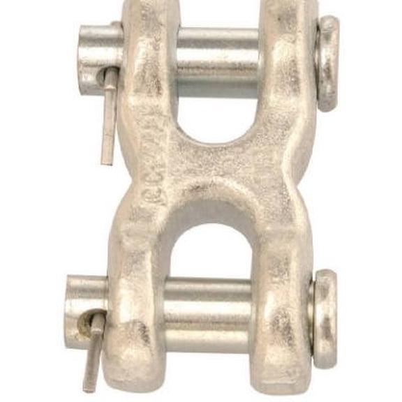Apex T5423302 Blue-Krome Double Clevis, 7/16-In. - Quantity 5