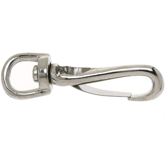 Apex T7606502 Swivel Spring Snap, Nickel Finish, #437, 3/8-In. - Quantity 10