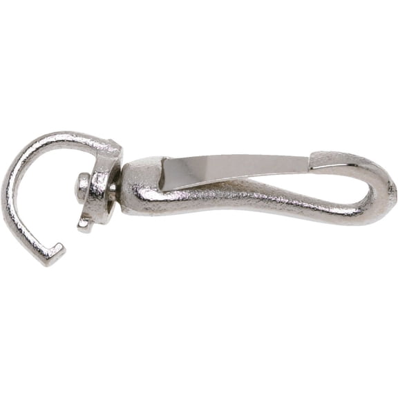 Apex T7607702 Swivel Spring Snap, Open Eye, Zinc Finish, 3/8-In. - Quantity 10