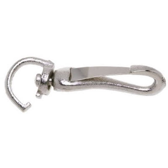 Apex T7607702 Swivel Spring Snap, Open Eye, Zinc Finish, 3/8-In. - Quantity 10