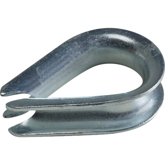 Apex T7670669 Wire Rope Thimble, Galvanized, 5/8-In. - Quantity 10 Indoor & Outdoor Use, NEC-Compliant