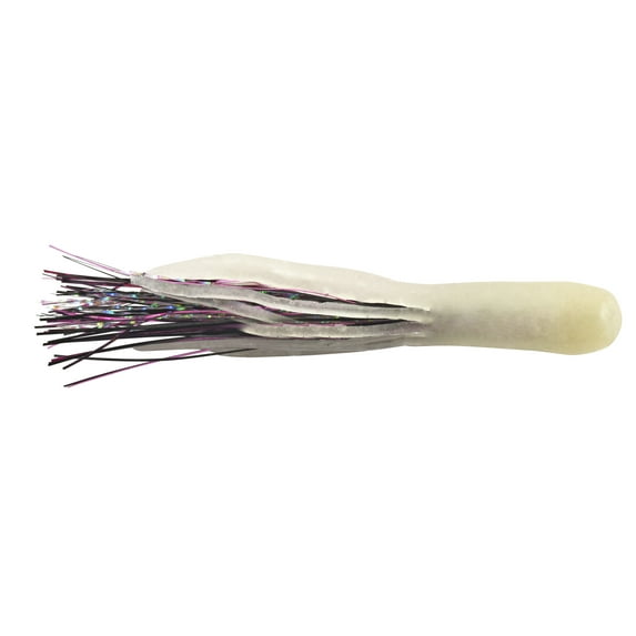 Apex Tackle 1.5" Tinsel Tube Glow 10pk, Soft Baits