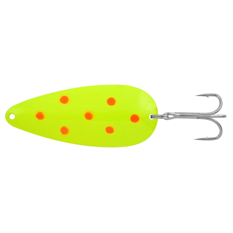 Apex Tackle Gamefish Spoon Chartreuse/Orange 5/8 oz., Fishing Spoons 