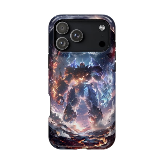 Apex Titan Cosmic Space Artwork Giant Galaxy Robot Sci-Fi Fantasy Case form with iPhone 17 to 11 Pro Max Z00442