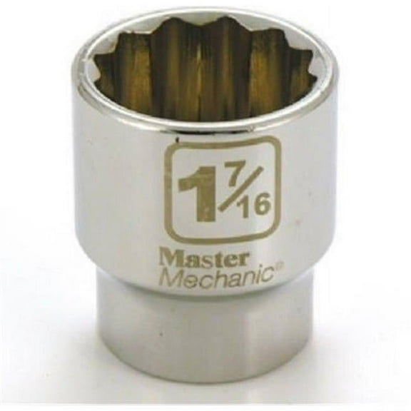 Apex Tool Group 356758 0.75 in. Drive Master Mechanic 0.44 in. 12 Point Socket