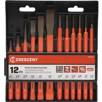 Apex Tool Group Crescent 12-Piece Punch & Cold Chisel Set - Pack of 2 Everyday Supply Pack