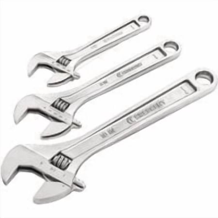 Apex Tool Group Crescent 3 Pcs. Adjustable Wrench Set - Pack of 8 Contractor Value Pack