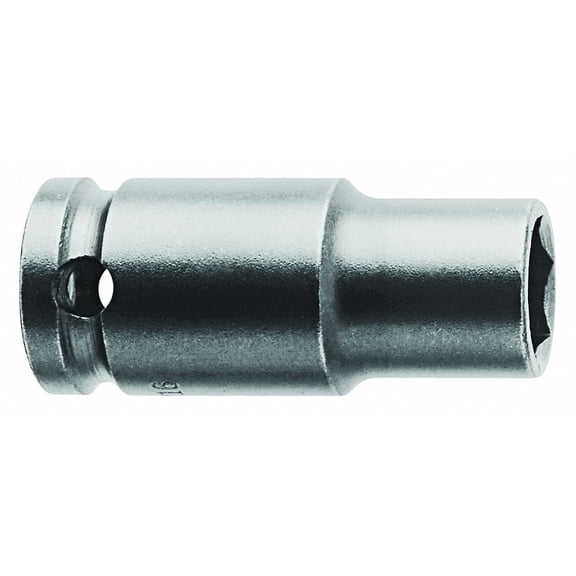 Apex Tool Group Impact Socket,Standard,3/8" Dr.,1/2" 3416-1PK