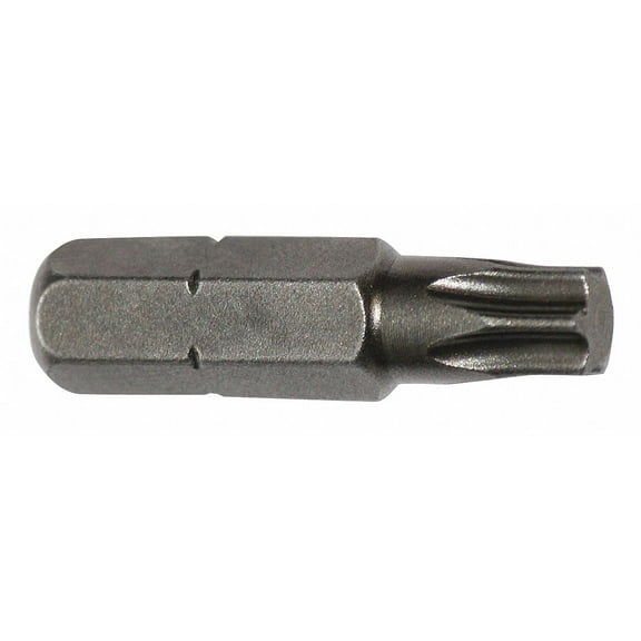 Apex Tool Group Insert Bit,SAE,1/4",Hex,T25,1",PK5 440-TX-25-W-5PK