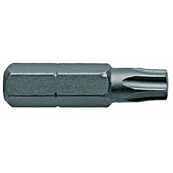 Apex Tool Group Insert Bit,SAE,1/4",Hex,T8,1",PK5 440-TX-08X-5PK