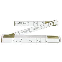 Apex Tool Group Lufkin Modular Spacing Masonry Folding Rule Red End - Pack of 10