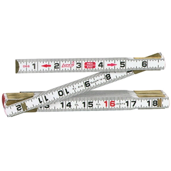 Apex Tool Group Lufkin Regular Folding Rule - Pack of 6