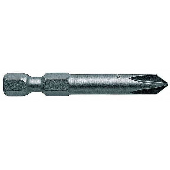 Apex Tool Group Power Bit,SAE,1/4",Hex Power Drive,PK5 493X-5PK