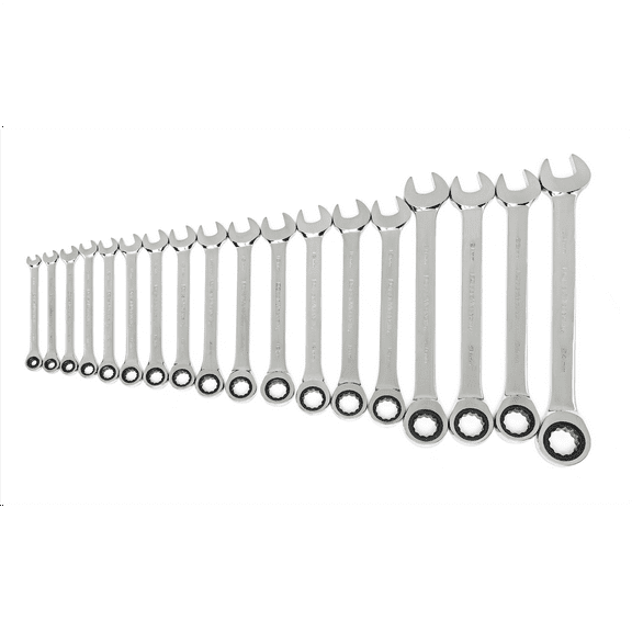 Apex Tool Group SET WR RAT COMB MET 18PC