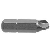 Apex Tool Group Tri-Wing Insert Bits, #3, 1/4" Dr, Hex, Spring, 2/BG 071-TWD-3