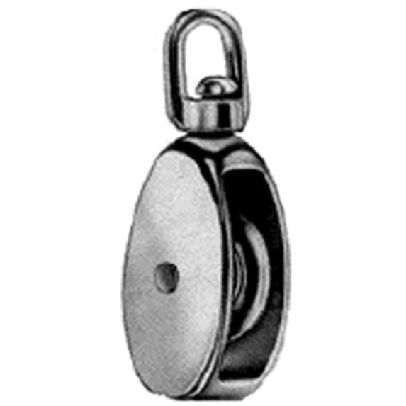 Apex Tools T7655002N 0.75 in. Nickel Single Swivel Eye Pulley
