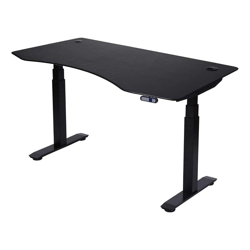 ApexDesk Elite Flex Series 60" Modern Metal and Wood Standing Desk in