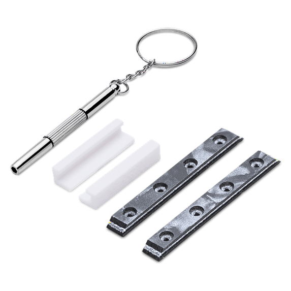 ApexFBS Fingerboard Slick Rails Black and White