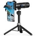 thumbnail image 1 of Apexel 30X Telephoto Lens, High Power HD Telephoto Phone Lens with Adjustable Tripod and Universal Phone Clip, Phone Lens Attachment for Android & iPhone, 1 of 9