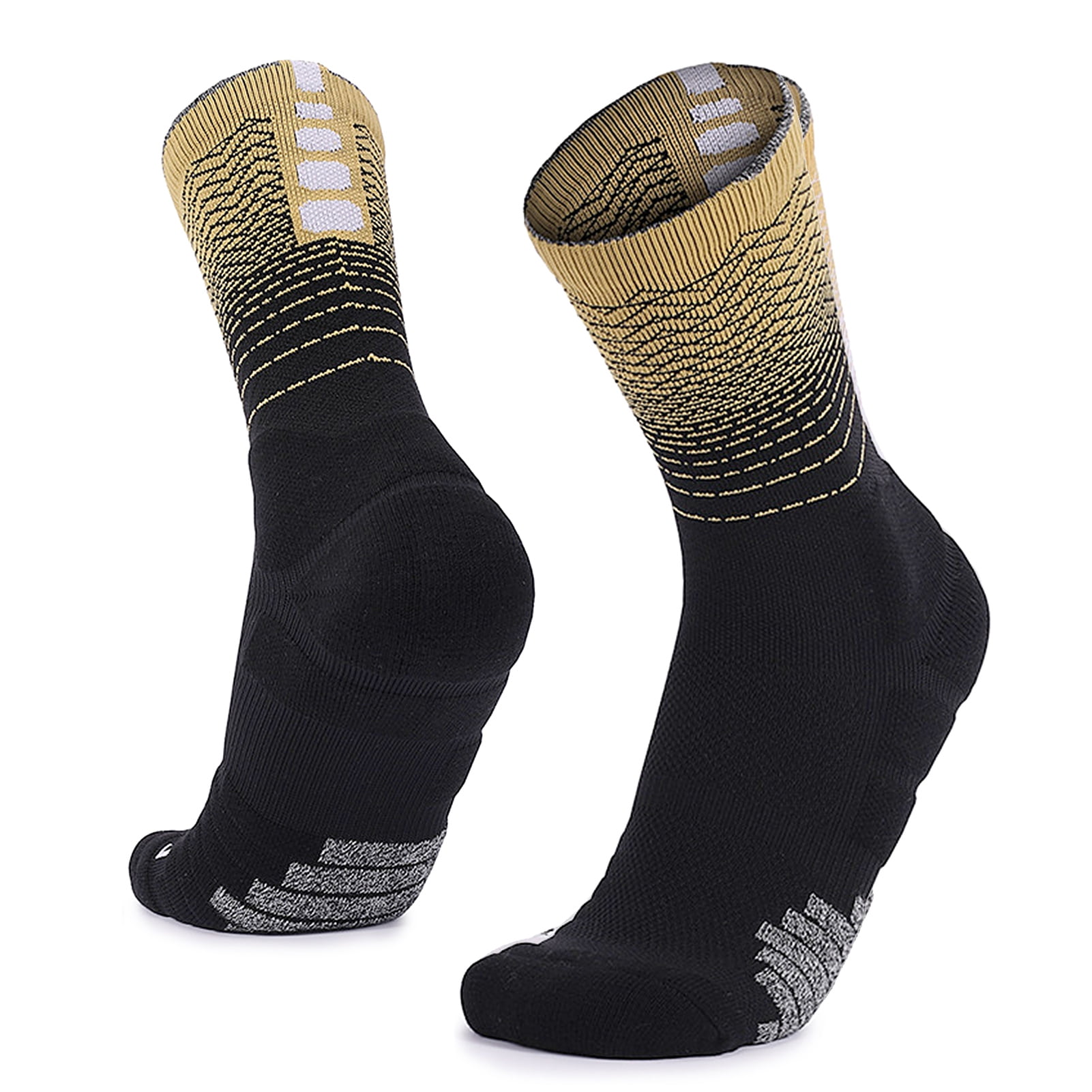 Apexeon Basketball Socks Men Women Cushioned Athletic Sports Socks
