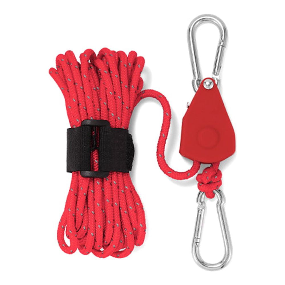 Apexeon Camping Pulley Rope Adjustable Tent Canopy Rope Lifting
