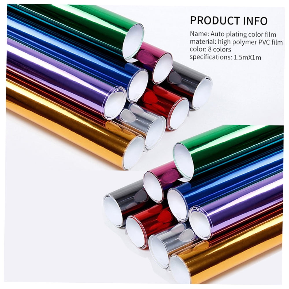 Apexeon Car Film Wrapping Sheet, Stretchable Mirror Vinyl Sticker for