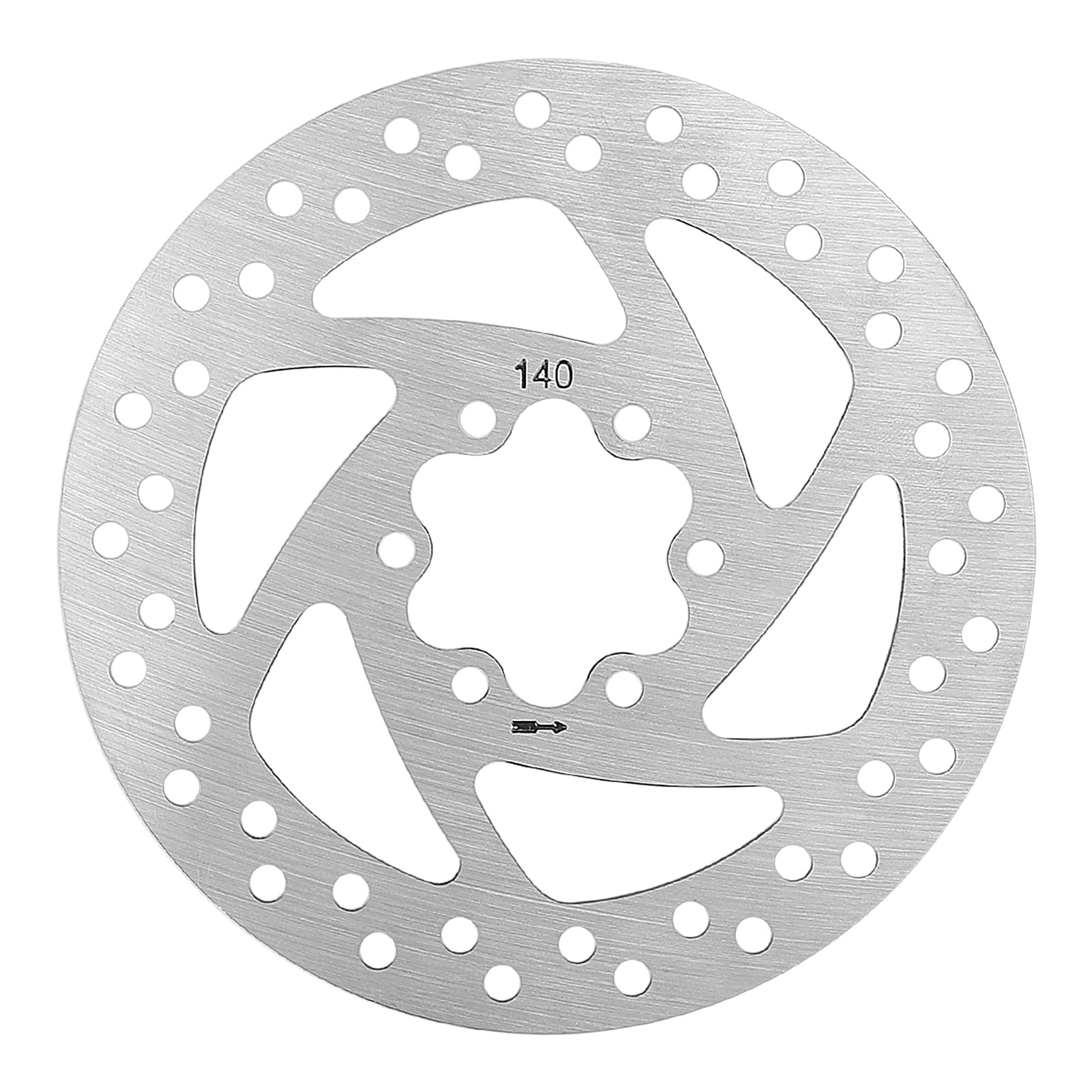 Apexeon Electric Disc Brake Rotor, Stainless Steel Brake Pad 140mm