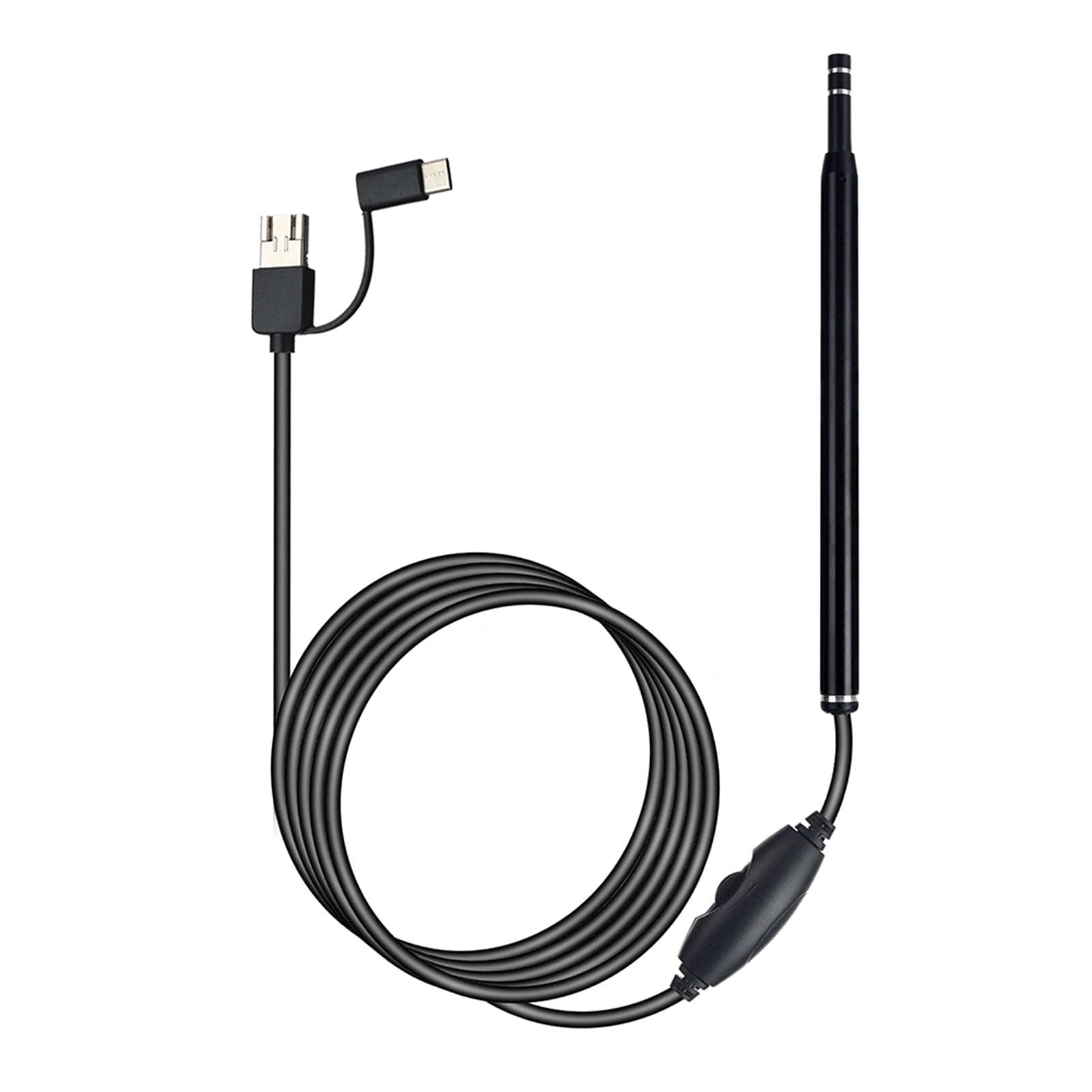 Apexeon Endoscope, 3,in,1 Visual Earpick Otoscope with 5.5mm Camera Lens, Built,in 6 LED Lights, Ear Cleaning Tool for Ear Health