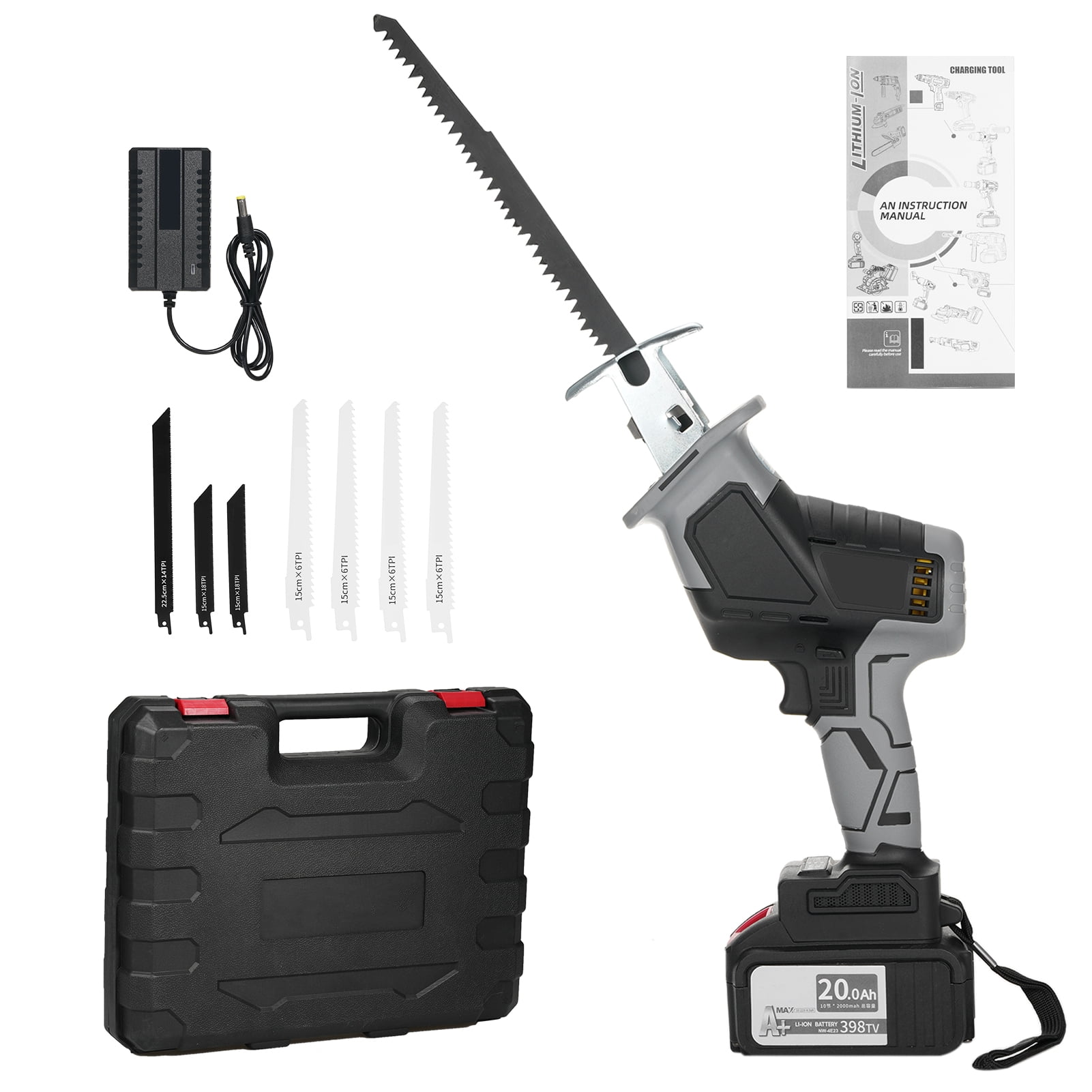 Apexeon Reciprocating Saw , High,Speed Logging Saw with 8 Saw for