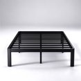 thumbnail image 1 of Apextella 14 in King Metal Platform Bed Frame, Round Corners, No Box Spring Needed, Underbed Storage, Black, 1 of 9