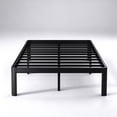 thumbnail image 1 of Apextella 14 in Queen Metal Platform Bed Frame, Round Corners, No Box Spring Needed, Underbed Storage, Black, 1 of 9