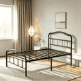 thumbnail image 1 of Apextella 14 in Twin Metal Platform Bed Frame with Headboard and Footboard, No Box Spring Needed, Underbed Storage, Black, 1 of 7