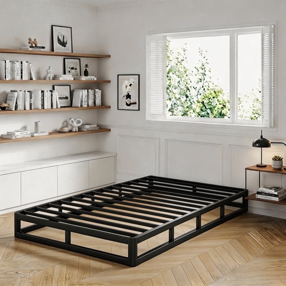 Apextella 4-Inch Low Profile Twin Box Spring, Heavy-Duty Metal Mattress Foundation