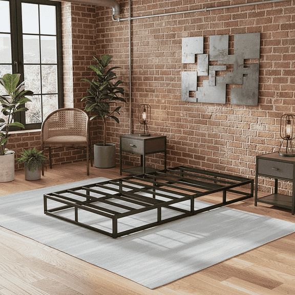 Apextella 6 inch Twin Metal Box Spring, Mattress Foundation, Easy Assembly