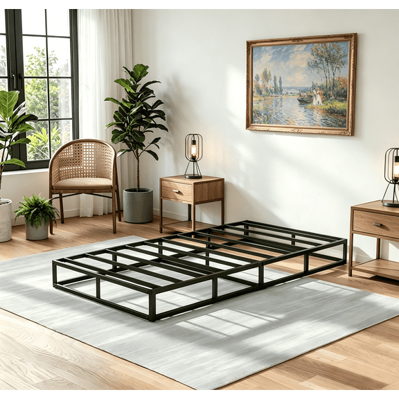 Apextella 6 inch Twin Metal Box Spring, Mattress Foundation, Easy Assembly
