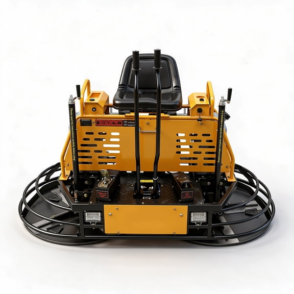 Apexyun 1M Concrete Ride-On Power Trowel 8 Blades 25 HP Gas Engine Electric Start