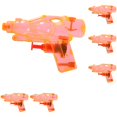 thumbnail image 1 of Apeya 6 Pack Handheld Mini Water Guns, Portable Colorful Squirt Toys for Summer Pool Parties and Outdoor Backyard Games, Durable Transparent Plastic, 1 of 9
