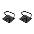 thumbnail image 1 of Apeya Black Kitchen Sponge Holder, Self Adhesive Stainless Steel Sink Caddy, Rustproof Wall Mount Sponge Organizer for Dishcloths and Scrubbers, 2PC, 1 of 5
