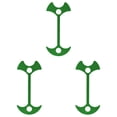 thumbnail image 1 of Apeya Camping Tent Green Anchor Kit, Multi-Functional Fishbone Stakes for Wooden Decks and Hard Ground, Lightweight Aluminum Guyline Adjusters, 3 Pack, 1 of 7