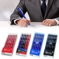 thumbnail image 1 of Apeya Fine Point Erasable Gel Pens, 0.5mm Retractable Red Ink Smooth Writing Pen with Comfort Grip, Error Free Aesthetic Stationary Set for Office Planner, 6 Count, 1 of 9