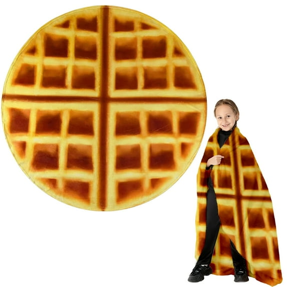 Apeya Flannel Throw Blanket-Realistic Funny Beige Style Soft And Comfortable,Suitable for Adults/teen/Teens,Perfect for Christmas & Birthday Gifts,Creative And Fun Round Nap Blanket